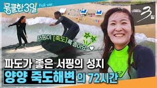 [다큐3일⭑Full] 무더운 여름동해에서의 시원한 서핑 파도를 즐기는 젊음의 바다 이야기  ‘양양 죽도해변'의 72시간 | KBS 방송