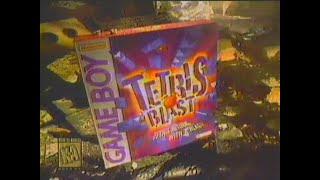 1995 Tetris Blast Nintendo Game Boy Video Game Commercial