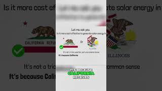 California's Solar Secret: Common Sense Competitive Advantage!