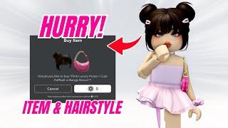 HURRY! GET NEW FREE ITEM & HAIRSTYLE  (ROBLOX 2024)