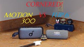 Cornered!  Soundcore Motion 300 vs JBL Flip 6 - Bluetooth Speaker Battle ️ Custom EQ, Weigh In ️