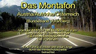 Das Montafon – Austria/Autriche/Österreich - Durch die Windschutzscheibe - Komplett/Echtzeit