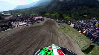 GoPro HD: Gautier Paulin Moto 1 Win 2014 Fim Motocross World Championship Arco Di Trento, Italy