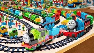 Merakit Mainan Kereta Api Thomas and Friends, Tayo Si Bus Kecil , Unboxing Mainan Kereta Api ASMR 45