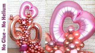 DIY 60th Birthday Balloons How To  60th Birthday Balloon Bouquet Tutorial