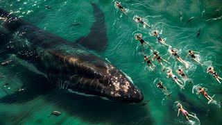 At The Swimming Olympics, 100 Racers Are Unaware Of A Deadly Creature Following Them