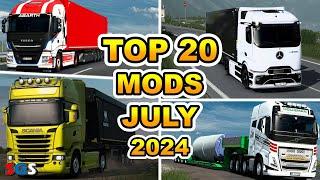 |ETS2 1.50| TOP 20 MODS - JULY [2024]