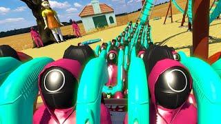 VR 360° Squid Game Roller Coaster