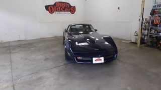 DustyOldCars.com 1982 Chevrolet Corvette Blue SN 937