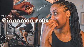 Making TikTok Cinnamon Rolls + Juicing + ADF