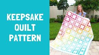 Keepsake Quilt Pattern: a Classic Star Quilt Pattern Memory Quilt