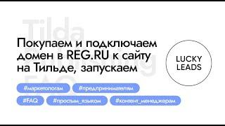 Как купить и подключить домен на Рег.Ру к сайту на Тильде, настроить SSL и запустить сайт