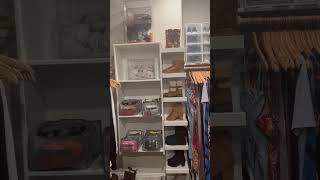 Organized Closet #athomewithlisalisa #closetorganization #organization #shorts #storagesolution