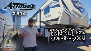 The PERFECT Fifth Wheel Toy Hauler for RZRs & Dirtbikes! - Attitude 2814