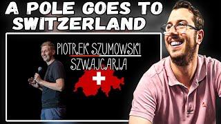 Italian Reacts To Piotrek Szumowski | Stand-up Szwajcaria