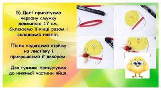 Майстер клас - великодня листівка "Курча"