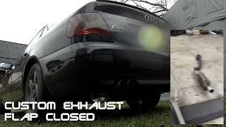 Audi A4 b5 v6 2.4 30v - oem and custom exhaust - sound comparison