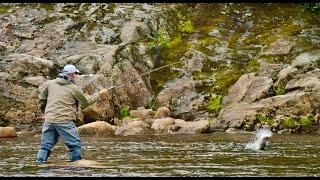 Remote Salmon Fishing Adventure on The Big Rock