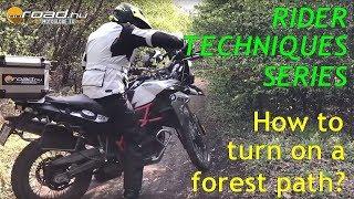 Rider techniques, part 19: Turn on a forest path - Onroad.bike