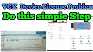 How to solve license error in VCX mini VCI ,VXDiag multi, Mahindra Wi-Fi device License expire prob