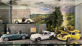 My 1:18 Model Car Collection - Some Dioramas / Displays in 1:18 and 1:24 Scale Part 2