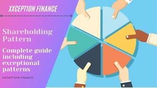 Shareholding pattern analysis in hindi | Exceptional patterns |  real examples