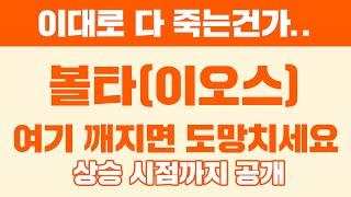 이대로 다 죽는건가.. 볼타(이오스) 여기 깨지면 도망치세요. 상승 시점까지 공개 #볼타 #볼타코인 #이오스코인