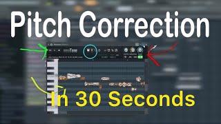 How to Use Pitch Correction in seconds (Fl Studio)