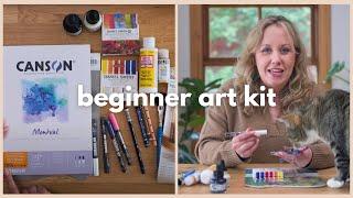 Mixed Media Art Supplies for Beginners  Come shopping with me!