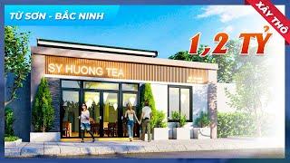 Mẫu Nhà Phố 2 Tầng Kết Hợp Nhà Ở Và Kinh Doanh Xây Thô 1,2 TỶ Tại Huyện Từ Sơn Tỉnh Bắc Ninh