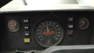 Mercedes benz 207d dangerous speed of 80 km / h