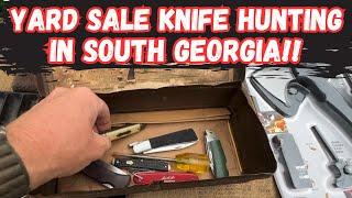 Yard Sale Knife Hunting in South Georgia!