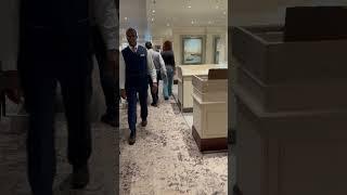Walking to our dining room table on elegant night on the Carnival Venezia #carnivalvenezia #carnival