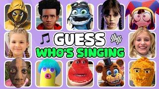 Guess Meme & Who's Singing |Gegagedigegago,Diana,Tenge,Wednesday,Pomni,Freddy Fazbea,Crazy Frog