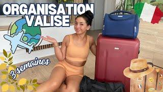 MA VALISE | ORGANISATION VACANCES, 3 semaines en Italie ️