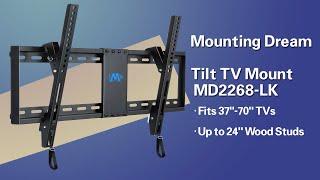 How to Install Mounting Dream UL Listed Tilt TV Wall Mount MD2268-LK