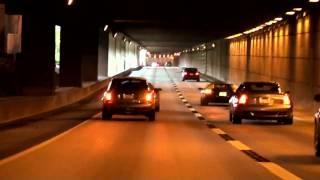 Ferrari 360 Challenge Stradale LOUD Exhaust through Seattle Tunnel