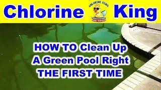 How to Clean a Green Pool - Chlorine King Pool Service