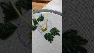 French knots as a filling stitch - Hand embroidery basics for beginners - french knot stitch