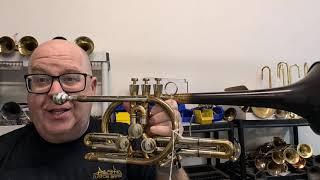 Playable work of art! Check out ne of my favorite horns the Schagerl Raweni for sale at ACB #trumpet