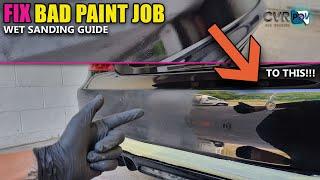 How to Mirror Finish a BAD Paint job