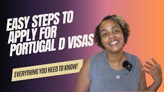 Need Help Obtaining Portugal D Visa? | 2024 Eveything You Need For Your Application #portugal