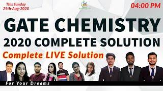 GATE CHEMISTRY 2020 | Question Paper |(Part-1) Question1-30 | LIVE Solution with MadChem Classes