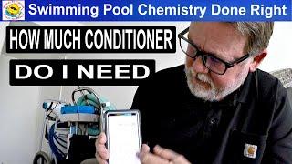 How much cyanuric acid to add to a pool.