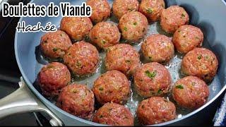 Boulettes De Viande Hachée A La Sauce Tomate|| Meatballs