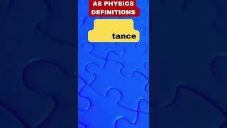 CAIE AS Physics Definitions - Internal Resistance