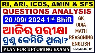 RI,ARI,AMIN,ICDS,SFS Exam Questions/First Day First Shift/Unofficial Questions Discussions/Chinmaya