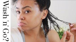 Wash n Go On Damaged Hair! | Zig Beswick