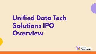 Unified Data Tech IPO Review