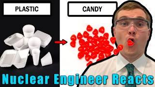 Turning Styrofoam into Cinnamon Candy - Nuclear Engineer Reacts to NileRed